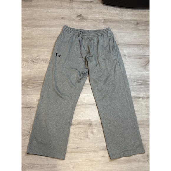 Under Armour Mens Gray Loose Fit Drawstring Sweatpants Lounge Pants‎ Large - Picture 1 of 5